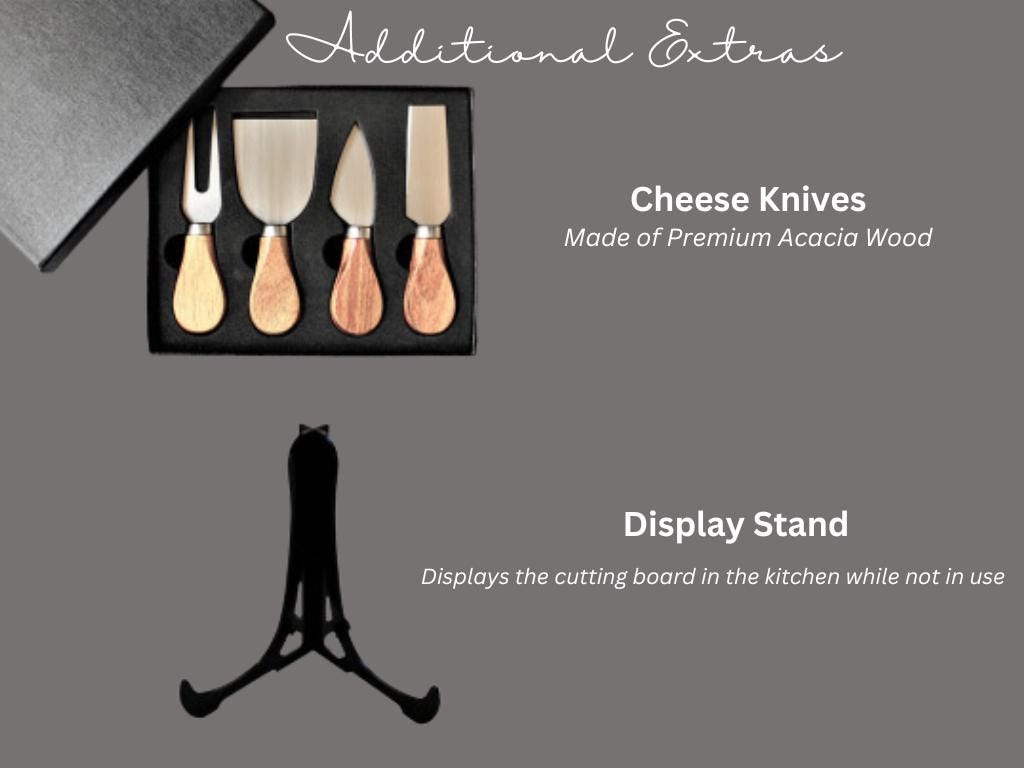 Personalized Cutting Board, Charcuterie Board, Unique Christmas Gift, Gifts for Wedding, Bridal Shower, Engraved Engagement Gift